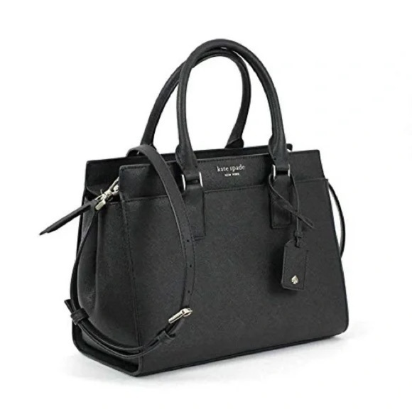 kate spade Handbags - Kate Spade Medium Size Cameron Satchel Crossbody Black Bag